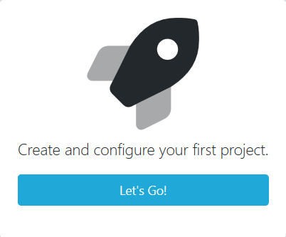 Create a project button